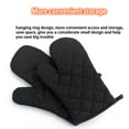 thumbnail image 2 of Guantes Resistentes Al Calor para Horno Estufa Cgtredaw Negro, 2 of 7