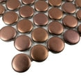 thumbnail image 2 of Cirkel 11.46 in. x 12.4 in. Matte Gold Porcelain Mosaic Wall and Floor Tile (9.87 sq. ft./case) (10-pack), 2 of 6