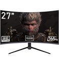 thumbnail image 1 of Monitor Memzuoix QHD curvo de 27 pulgadas 2560 x 1440 165 Hz, 1 of 8