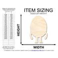 thumbnail image 2 of Unfinished Humpty Dumpty Wood Cutout Shape 6" / 1/8", 2 of 3