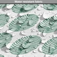 thumbnail image 5 of Forest Dog Crate Cover, Woody Branches Trees in Circles Eco Friendly Environmental Graphic, Easy to Use Pet Kennel Cover Small Dogs Puppies Kittens, 7 Sizes, Forest Green and White, by Ambesonne, 5 of 6