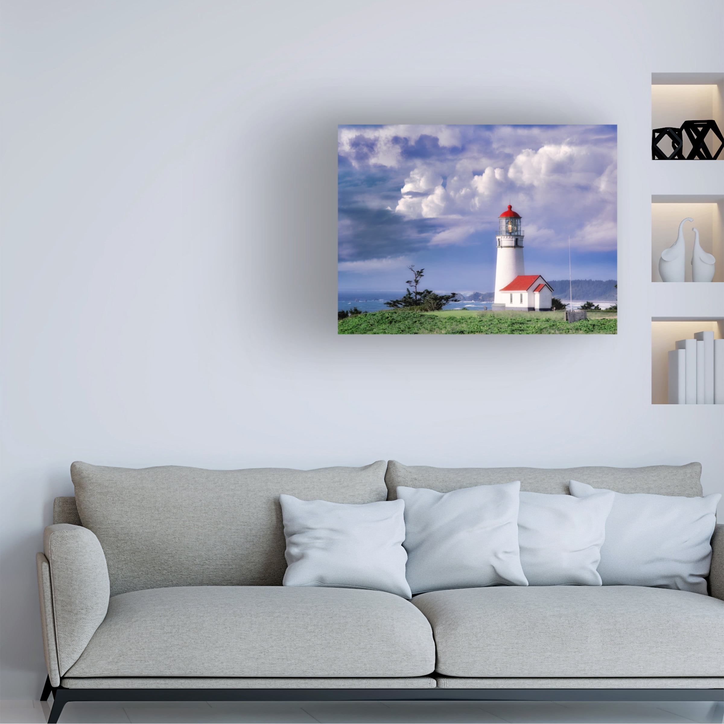 Dennis Frates 'Lighthouse 5' Canvas Art