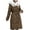 Coffee, variant on Sale!Womens Warm Jacket Long Sleeve Coats Down Jacket Lightweight Hooded Short Large Size Fall Winter Plus Down Warm Jacket
