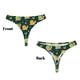 thumbnail image 3 of Balery Snails And Butterfies Tangas de Algodón para Mujer con Estampado – Ropa Interior Sexy, Transpirable, G-string-X-Large, 3 of 6