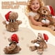 thumbnail image 3 of Muñeco de Oso de Peluche Bakalizoo 30 cm con Corazón Rojo Marrón, 3 of 7