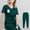 42025LW-Dark Green, variant on Unisex Medical Scrubs Set Doctor Nurse Nursing Work Uniform with Pockets for Clinics