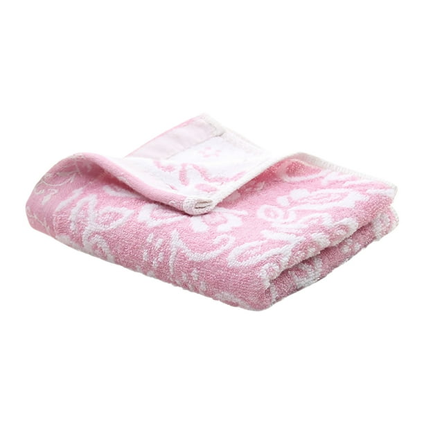 Set de toallas infantiles de 2 paquetes, 25x50cm, fibra de algodón suave y absorbente, secado rápido para la cara y el baño, patrón aleatorio