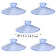 thumbnail image 3 of 30 Uds. De ventosas redondas transparentes de Pvc, ventosas de plástico reutilizables sin ganchos (4,5 cm) kaili Sencillez, 3 of 3