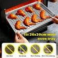 thumbnail image 2 of DEELLEEO Cooling Rack - Set of 2 Stainless Steel BBQ Grill  Oven Safe Grid Wire Racks for Cooking & Baking by - 8.66*6.3*0.59inch, 2 of 5