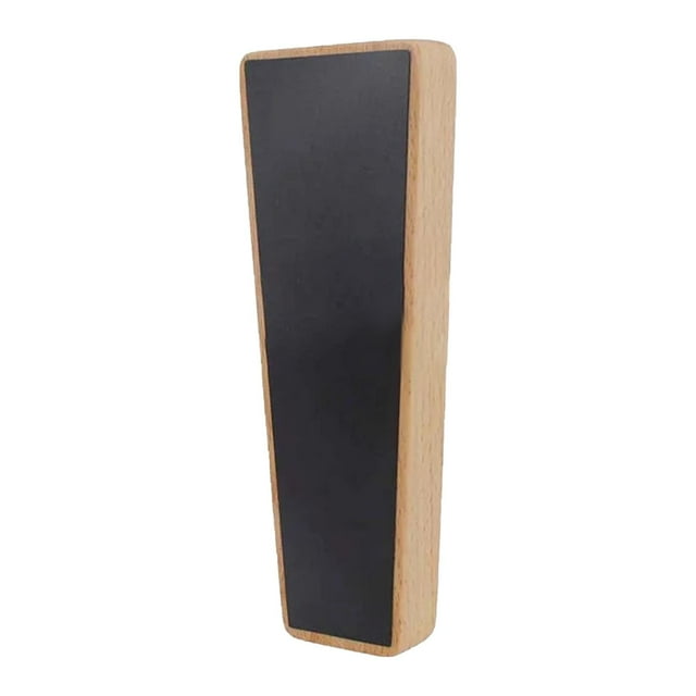 Mango de madera para grifo de cerveza con pizarra, creativo, resistente, fácil de instalar para grifo de cerveza Kegerator, mango para bar, cervecería color madera clara