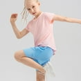 thumbnail image 5 of SILVERCELL 5-12T Girls 2-in-1 Athletic Flowy Shorts Active Performance Mesh Shorts with Liner for Sports Fitness Running Biking Hiking, 5 of 8