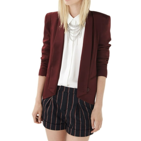 Rebecca Minkoff Women's Becky Jacket 12 Oxblood