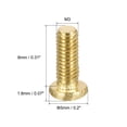 thumbnail image 2 of Unique Bargains M3x8mm Brass Machine Screws, Phillips Pan Head Fastener Bolts 16Pack, 2 of 5