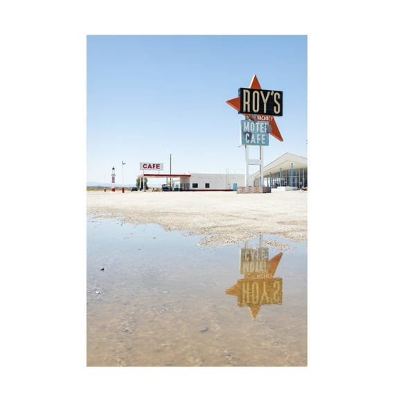 Trademark Fine Art Andreas Klesse Rain In The Desert Canvas Wall Art