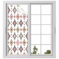 thumbnail image 2 of Boho Colorful Geometric Window Privacy Film, Modern Abstract Ethnic Rhombus Static Cling UV Sun Blocking Tint Film Heat Control Windows Films for Bedroom Bathroom, Window Stickers 29.5"x78.7", 2 of 8