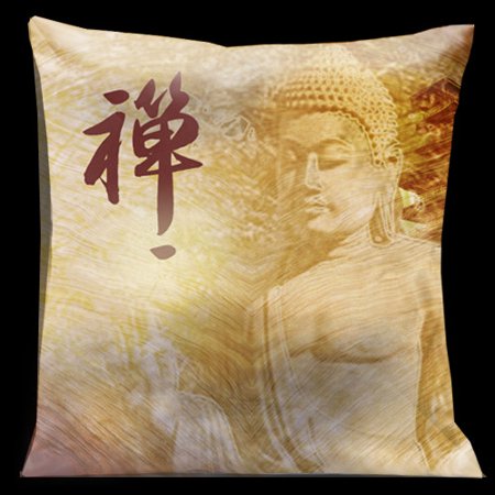 Lama Kasso Zen Throw Pillow