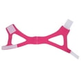 thumbnail image 5 of Correa antironquidos para la barbilla, correa elástica transpirable para detener los ronquidos, cinturón de soporte para la mandíbula para adultos (rojo rosa), 5 of 5