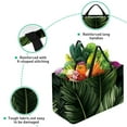 thumbnail image 3 of Tropical Jungle Palm Leaves Large Foldable Oxford Cloth Toy Basket - Beach Bag, Shopping Bags, Laundry Basket, 3 of 7