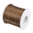 thumbnail image 1 of Unique Bargains Beading Thread Bracelet Weave Bead Craft Cord 0.5mm 159M/Roll (173-Yards) Decorative String, Brown, 1 of 7
