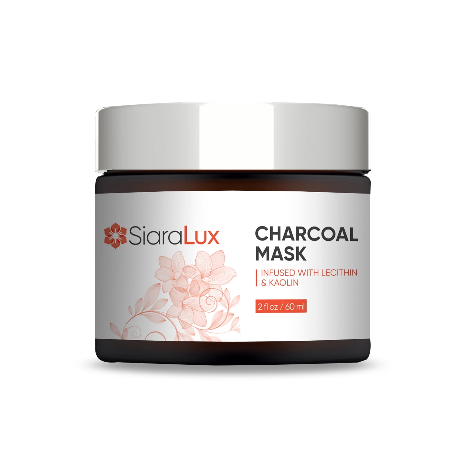 SiaraLux - Activated Charcoal Clay Mask - Deep Cleansing ...