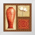 thumbnail image 3 of Delphine Corbin 15x15 White Modern Wood Framed Wall Art Titled - Oriental Collage IV, 3 of 5