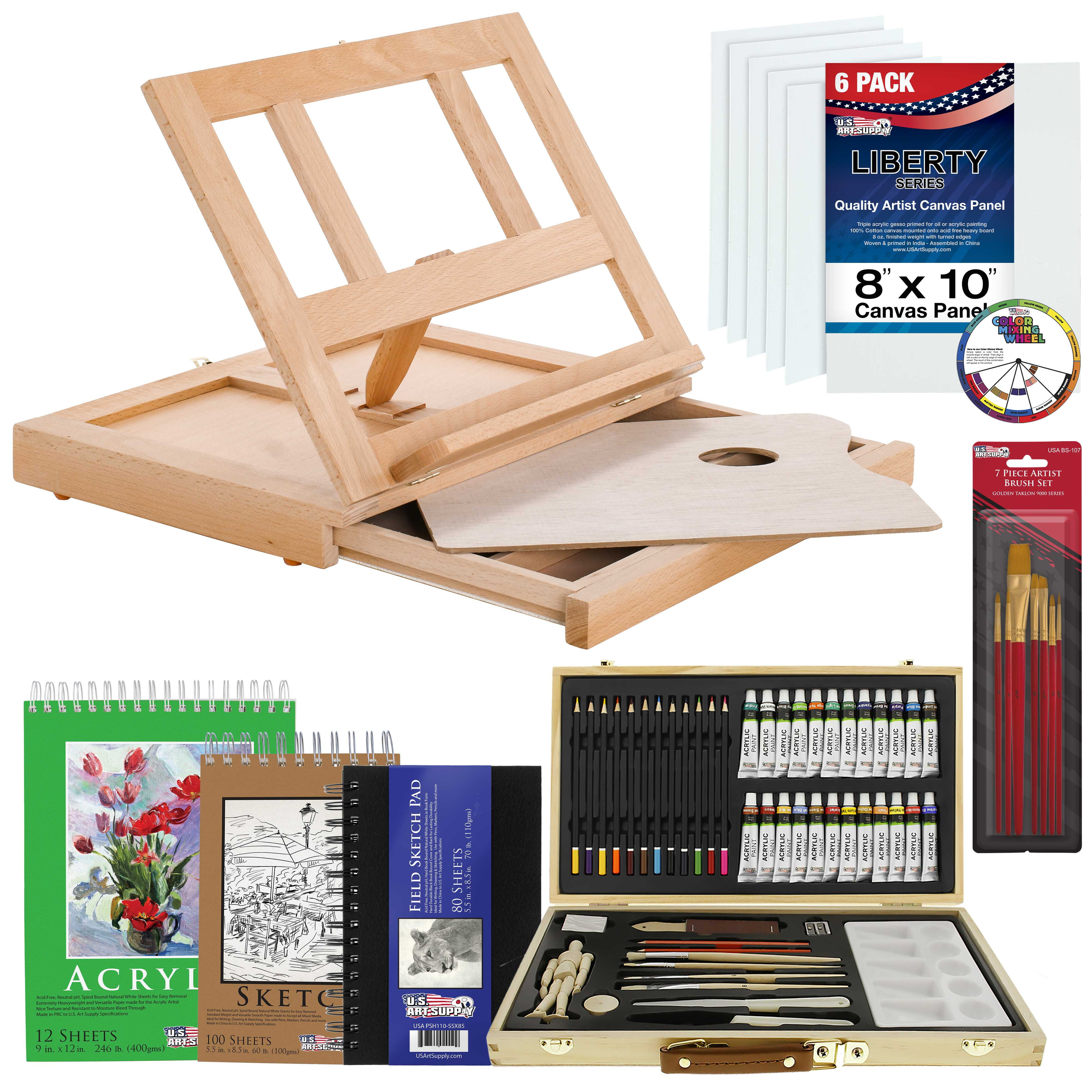US Art Supply Quality 8 X 10 Panels 12  for and This Is a Full Case Pack of 