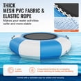 thumbnail image 3 of VEVOR Inflatable Water Bouncer, 6.5ft Recreational Water Trampoline, Portable Bounce Swim Platform with 3-Step Ladder, 3 of 9