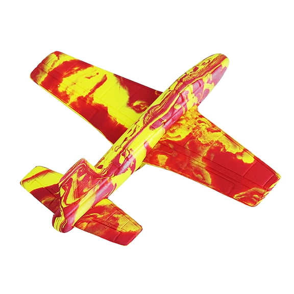 Foam Airplanes - 6.9" Throwing Glider Planes, Flying Styrofoam Airplane Toys for Boys & Girls, Outdoor Sports Play Toys Idea Gift for Birthday Red