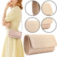 thumbnail image 2 of Ruyang Elegant Womens Evening Clutch Bag Formal Party Envelope Crossbody Bag PU Leather Flap Top Shoulder Purse Casual Slim Satchel, 2 of 9