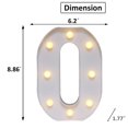 thumbnail image 3 of LED Marquee Letter Lights Sign, Light Up Alphabet Letter for Home Party Wedding Decoration O, 3 of 5