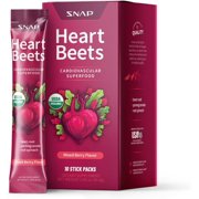 Snap Supplements Beetroot Powder, Organic Dietary Supplement, Heart Health, Antioxidants, Nitric Oxide Booster