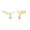 02.Gold, variant on Fasjewly 925 Sterling Silver Butterfly Earrings Studs,Cute Dainty Butterfly Earrings for Women