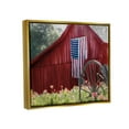 thumbnail image 4 of Country Farm Meadow Americana Town & City Graphic Art Metallic Gold Framed Art Print Wall Art, 4 of 6