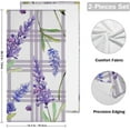 thumbnail image 2 of Dreamtimes Lavender Soft Hand Towels 2-Piece Absorbent Bath Towel Decorative Fingertip Towels for Bathroom Gym Spa Hotel Beach Swimming Pool,14.4" x 28.3", 2 of 7