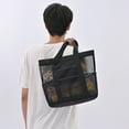 Mesh Beach BagTote for Women Pockets Large Beach Toy Bag,,，G193887