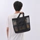 thumbnail image 3 of Bolso de la playa de la malla, la bolsa de asas del juguete con los bolsillos interiores para, la bolsa de asas de la malla ligera y plegable, 3 of 6