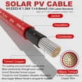 thumbnail image 3 of Solar Panel Cable Kit 2M - Extended Solar Panel Anti Rust, Anti Oxidation Tin Plated Copper Solar Cable -12 Awg Solar Cable -1500V Solar Wire, 3 of 5