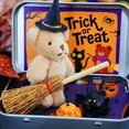 thumbnail image 5 of 2026 Halloween Bear in a Box for Trick or Treat - Little Bear Gift with Wizard Hat & Broom, Halloween Party Favor, Halloween Toy Gift for Family & Friends - 4Pcs, 5 of 12