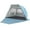 Beach Tent. Blue, variant on Sekey 100% 600D Oxford Fabric Collapsible Wagon with Folding Table, Black
