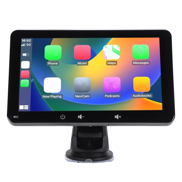 Portable Car Stereo,7 Inch HD Touchscreen Car Multimedia Player,Support Mirror Link Dash Mount Car Screen