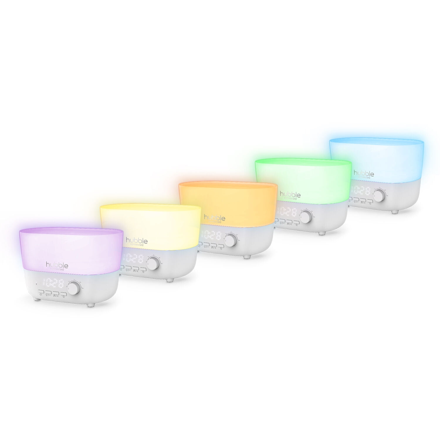 Hubble Mist 5-in-1 Humidifier with Aroma Diffuser, Bluetooth Speaker, & Multi-Color Night Light