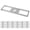 Symmetric 2-3-4-5-6"-24 Pack, variant on Symmetric 2-3-4-5-6" 24 Pack Construction Mounting Plate LED Recessed Lighting Fixture Bracket