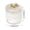 🍒 B_Hot#3508, variant on Vintage Glass Candy Jar MetalHandle Decorative Storage Canister Clear Jar Container Snack CookieTrinket Organizer Home Office