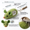 thumbnail image 5 of GREMBEB 3Pcs Cat Toys Squeak Mice Catnip Toys for Indoor Cat Dental Chirping Mouse Plush Kitten Stuffed Toy Cleaning Teeth Matatabi Bite Interactive Cat Gifts Kitty Toy, 5 of 7