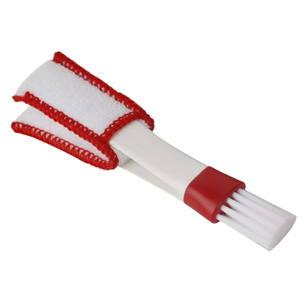 Cepillo de limpieza de salida de aire Mini herramienta de limpieza de coche extraíble para RV (rojo blanco) JShteea Accesorios para autos y motos