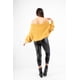 thumbnail image 4 of Suéter tejido hombros descubiertos AMAD Casual para mujer Talla L, 4 of 5