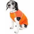 thumbnail image 2 of Pet Life ® Active 'Aero-Pawlse' Quick-Dry and 4-Way-Stretch Yoga Fitness Dog T-Shirt Tank Top, 2 of 9