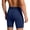 Dark Blue, variant on WIZUTIZ Men's Compression Running Shorts Quick Dry Sport Yoga Tight Seamless Underwear Training Gym Workout Baselayer