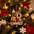thumbnail image 4 of Christmas Decorations Indoor Clearance - Christmas Letter Ornaments with Bells, Shatterproof Acrylic Christmas Tree Ornament Decorations, Winter Hanging Decor for Xmas Tree, Fireplace (R), 4 of 7