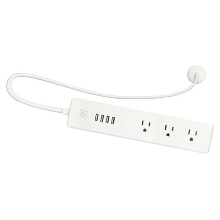 Ematic PLMSP340 Smart Surge Protector, No Hub Required